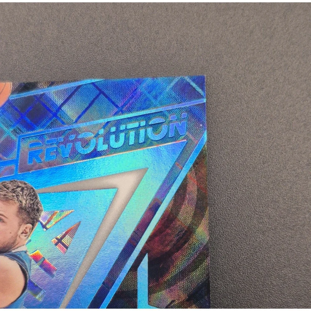 2022-23 Panini Revolution Luka Dončić #3  Shockwave Cosmic Blue /99 Mavs Lakers